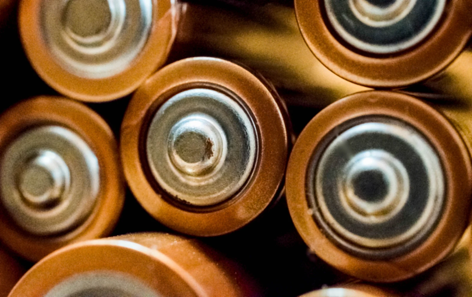 Grouped cylindrical battery cells used for cell-level performance qualification.