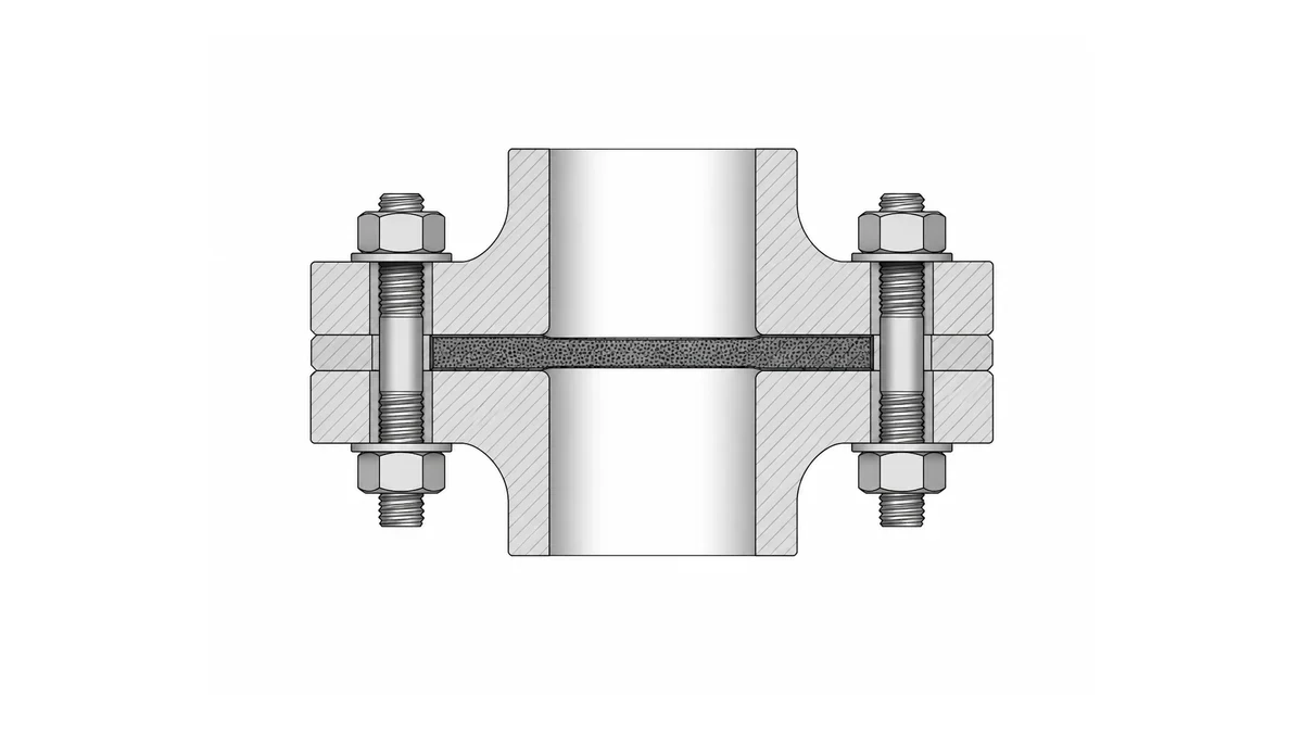 A graphite replacement changes the sealing interface; flange condition, effective gasket area and controlled bolt load still govern the joint.