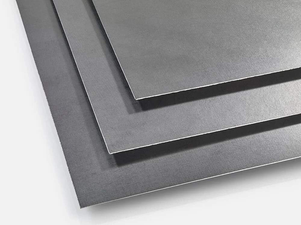Illustration comparing relative compaction in lower- and higher-density graphite paper