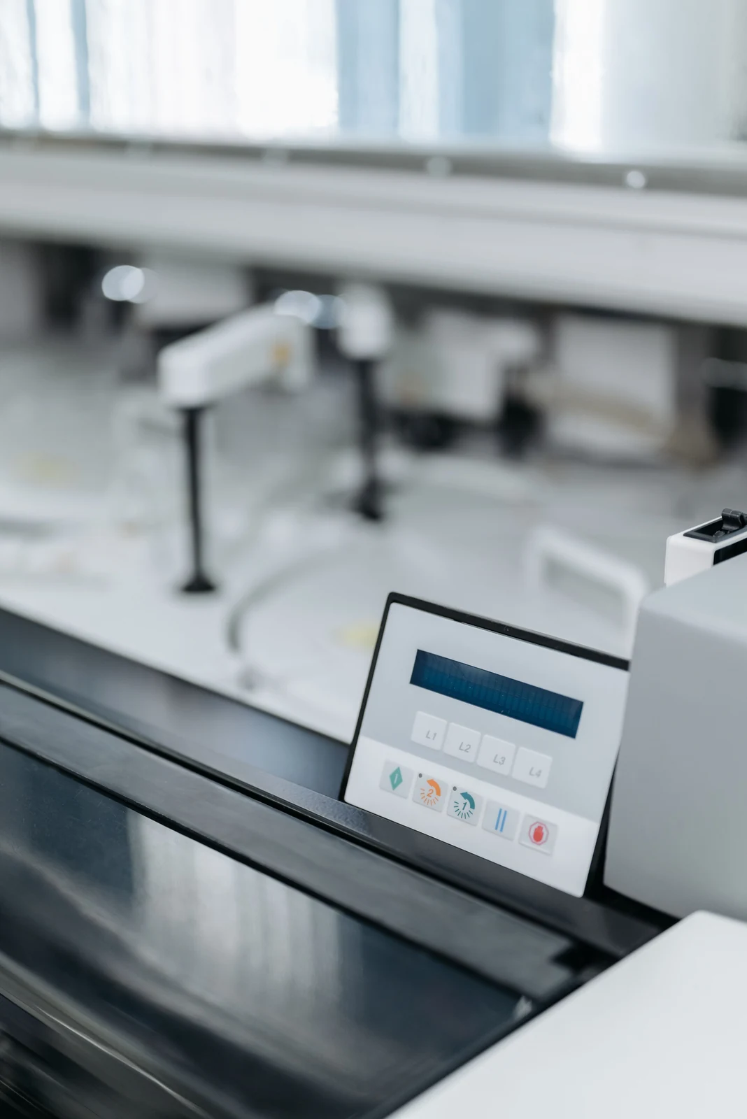 Modern laboratory instrumentation used for trace-impurity testing and analytical verification.