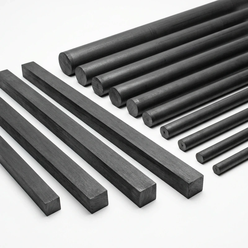 QDZRT Graphite Extruded Synthetic Graphite Rods and Square Bars JY Series