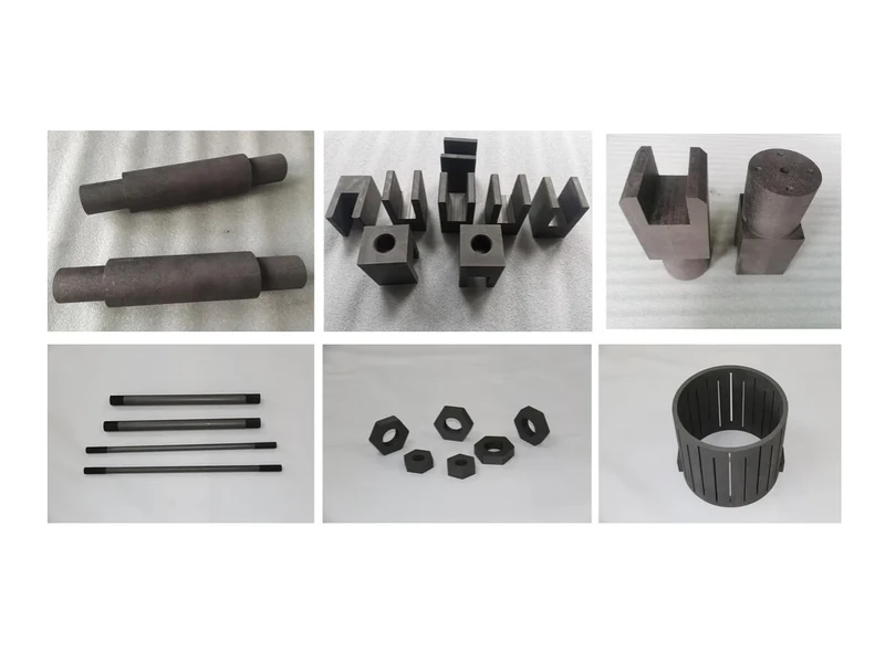 Threaded Graphite Fasteners & Slotted Comb Blocks