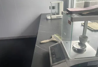 High-Precision Analytical Balance & Crucible