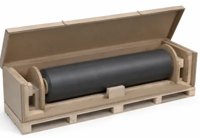 Suspended Core-Supported Graphite Roll Crate